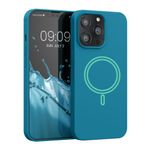 Husa pentru Apple iPhone 13 Pro, Silicon, Albastru, 56560.57, Kwmobile fotografia produsului