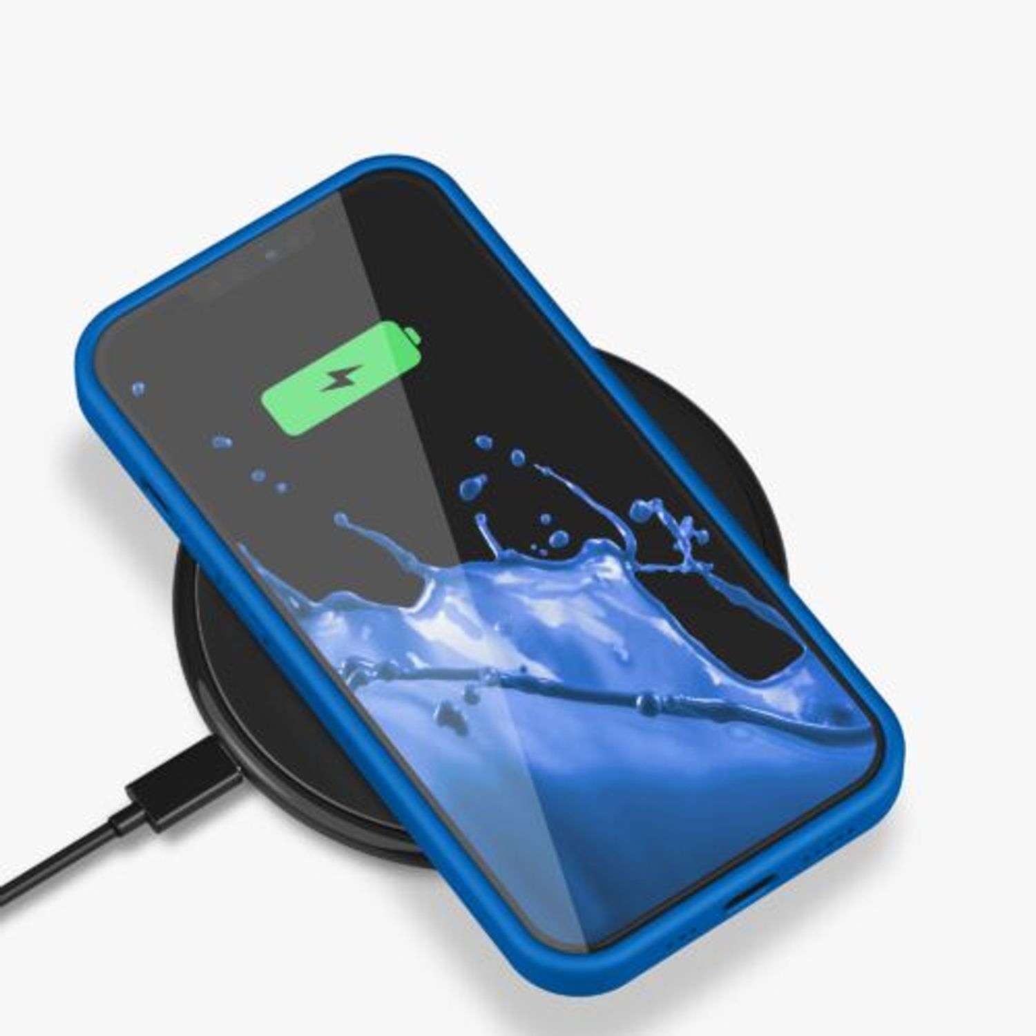 Husa pentru Apple iPhone 13 Pro, Silicon, Albastru, 55880.228, Kwmobile fotografia produsului View 11 L