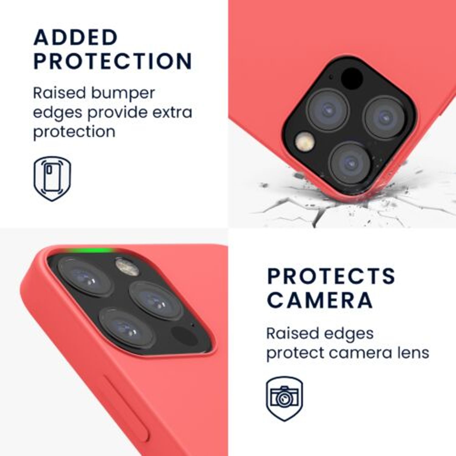 Husa pentru iPhone 12/iPhone 12 Pro, Silicon, Roz, 52641.141 fotografia produsului View 2 L