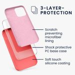 Husa pentru iPhone 12/iPhone 12 Pro, Silicon, Roz, 52641.141 fotografia produsului View 11 S