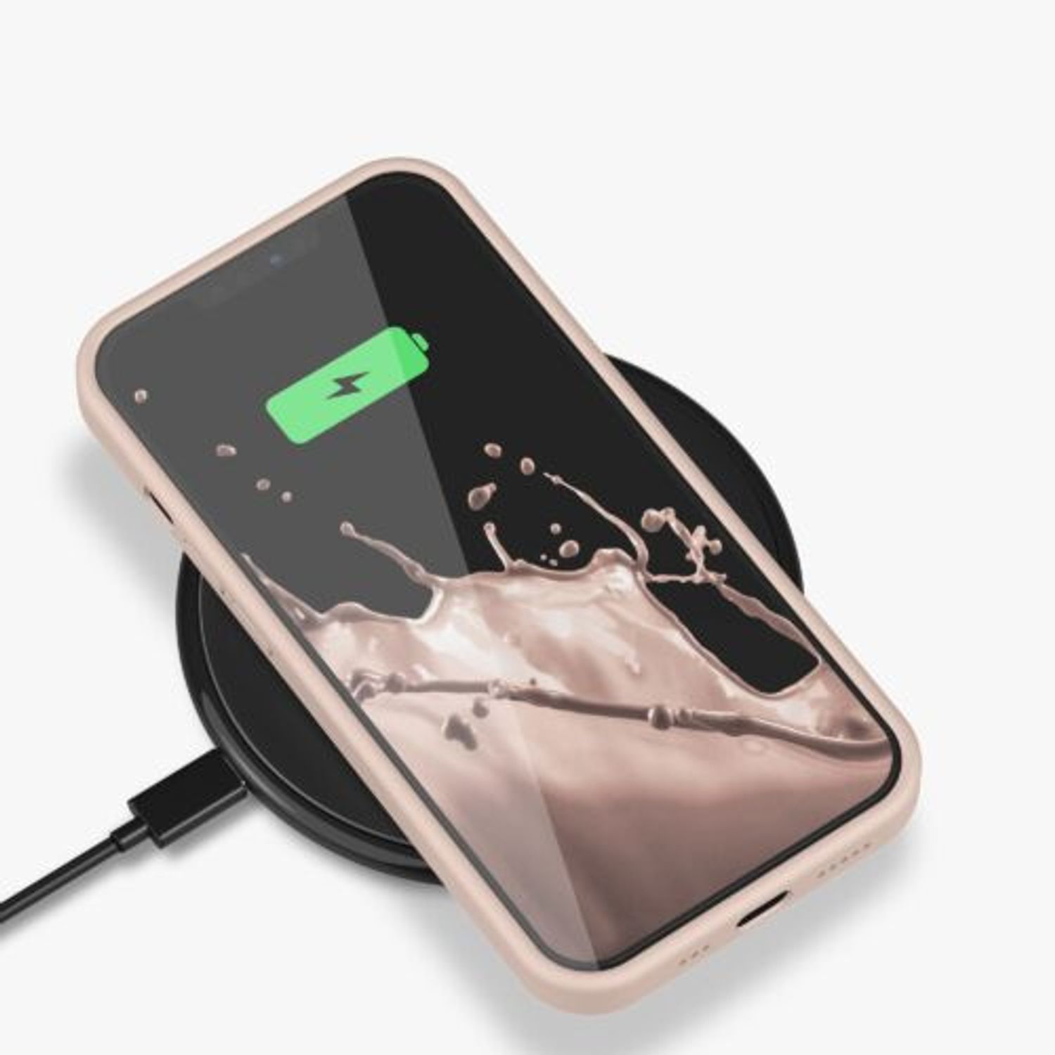 Husa pentru Apple iPhone 13 Pro, Silicon, Crem, 55880.225, Kwmobile fotografia produsului View 7 L