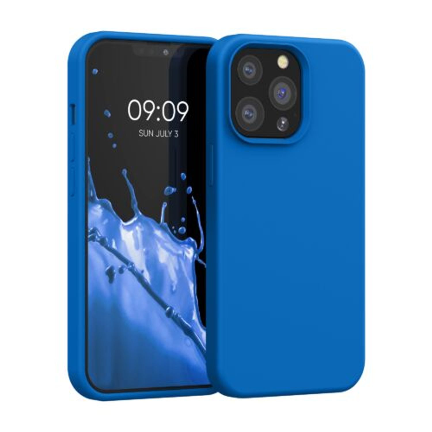 Husa pentru Apple iPhone 13 Pro, Silicon, Albastru, 55880.228, Kwmobile fotografia produsului