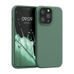 Husa pentru Apple iPhone 13 Pro, Silicon, Verde, 55880.166, Kwmobile fotografia produsului