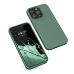 Husa pentru Apple iPhone 13 Pro, Silicon, Verde, 55880.166, Kwmobile fotografia produsului View 2 S