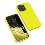 Husa pentru Apple iPhone 13 Pro, Silicon, Galben, 55880.149, Kwmobile fotografia produsului View 2 S