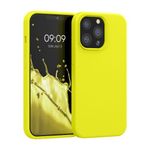 Husa pentru Apple iPhone 13 Pro, Silicon, Galben, 55880.149, Kwmobile fotografia produsului