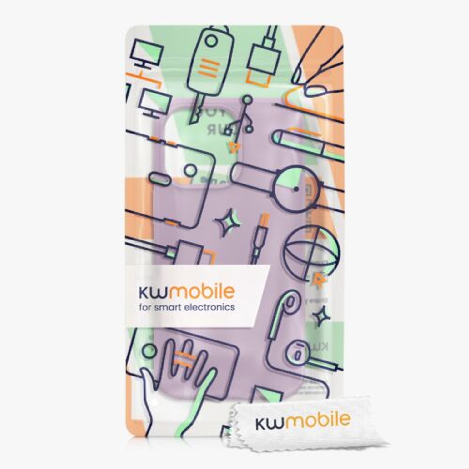 Husa pentru Apple iPhone 13 Pro, Silicon, Mov, 55880.140, Kwmobile fotografia produsului View 11 L