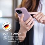 Husa pentru Apple iPhone 13 Pro, Silicon, Mov, 55880.140, Kwmobile fotografia produsului View 6 S