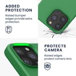 Husa pentru Apple iPhone 13 Pro, Silicon, Verde, 55880.227, Kwmobile fotografia produsului View 6 S