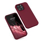 Husa pentru Apple iPhone 13 Pro, Silicon, Rosu, 55880.209, Kwmobile fotografia produsului View 9 S