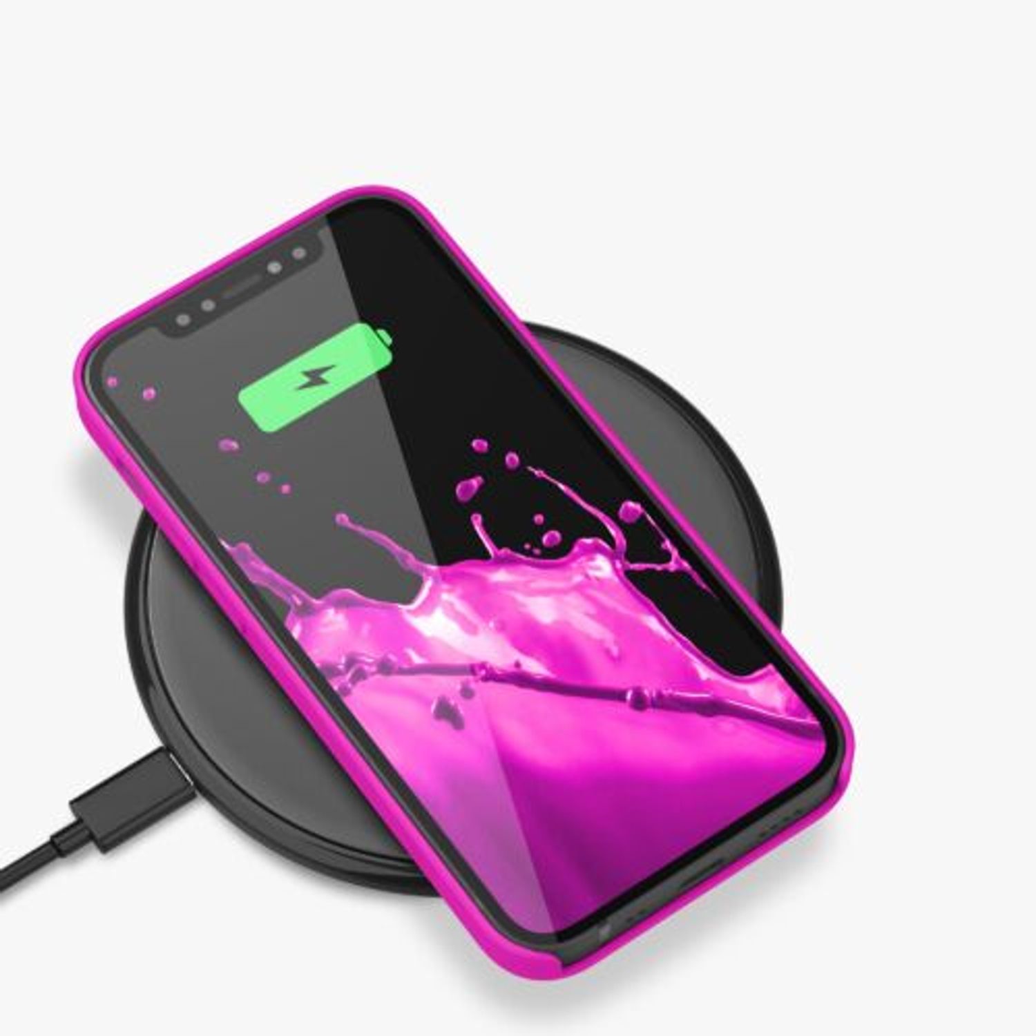 Husa pentru iPhone 12/iPhone 12 Pro, Silicon, Roz, 52641.135 fotografia produsului View 11 L