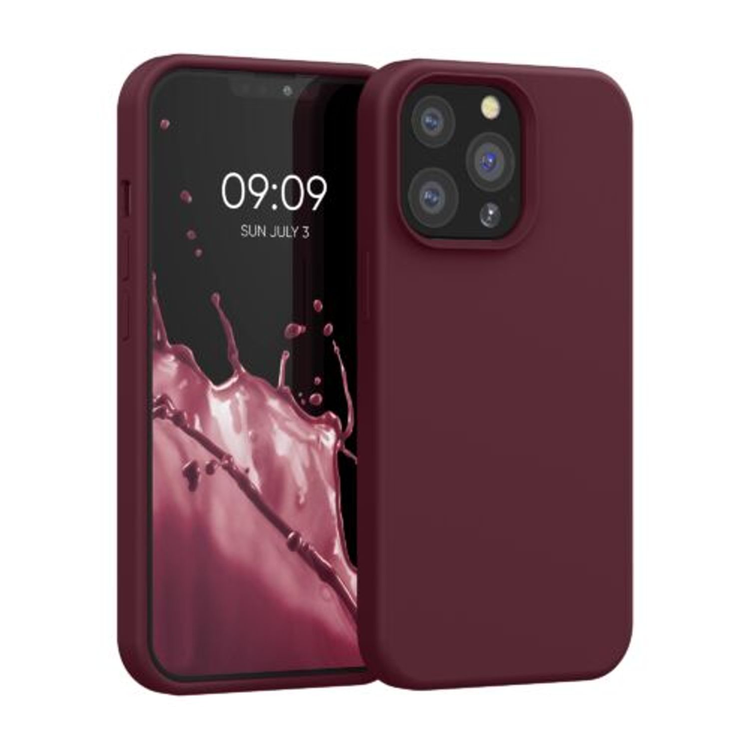 Husa pentru Apple iPhone 13 Pro, Silicon, Violet, 55880.190, Kwmobile fotografia produsului