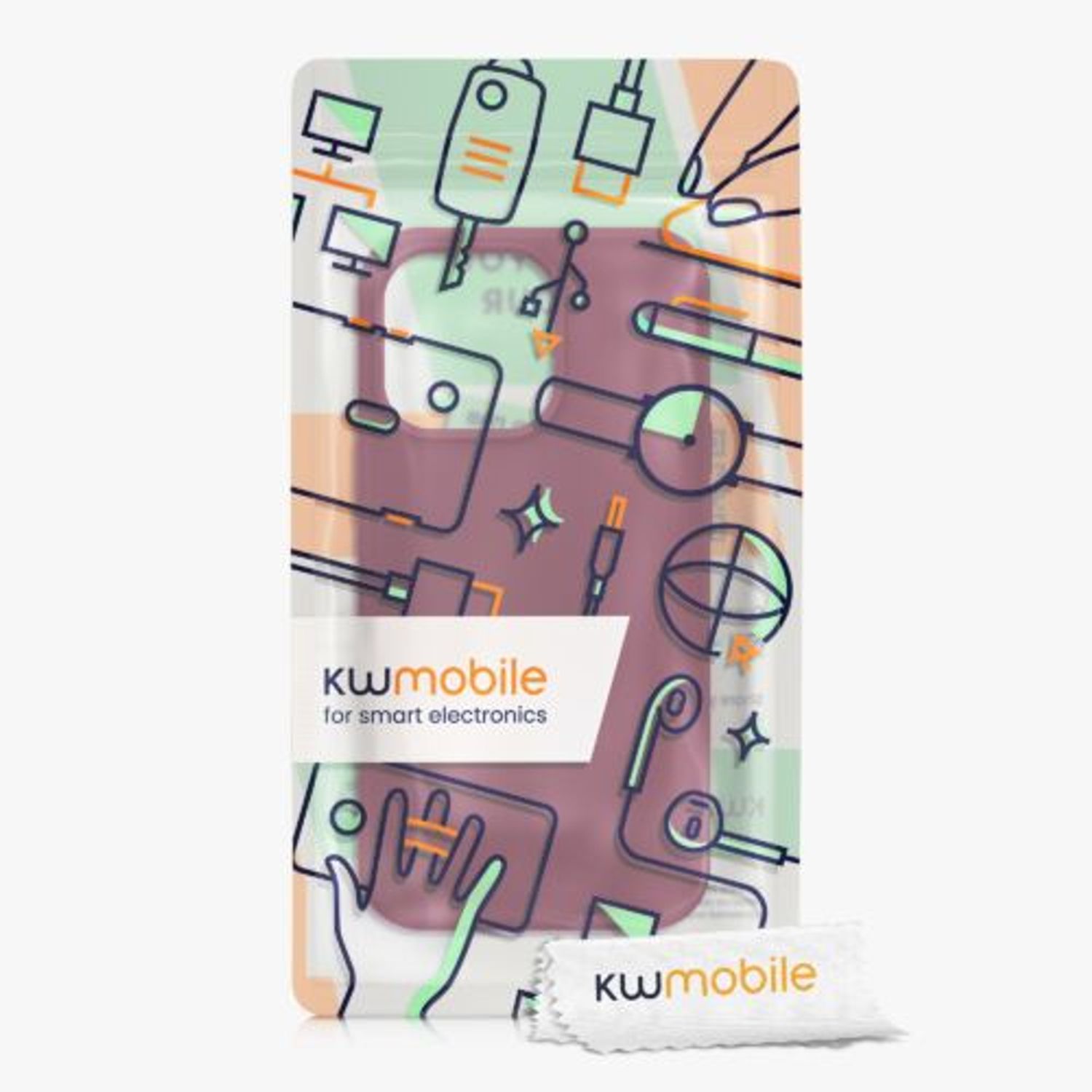 Husa pentru Apple iPhone 13 Pro, Silicon, Violet, 55880.190, Kwmobile fotografia produsului View 8 L