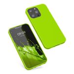 Husa pentru Apple iPhone 13 Pro, Silicon, Verde, 55957.75, Kwmobile fotografia produsului View 2 S