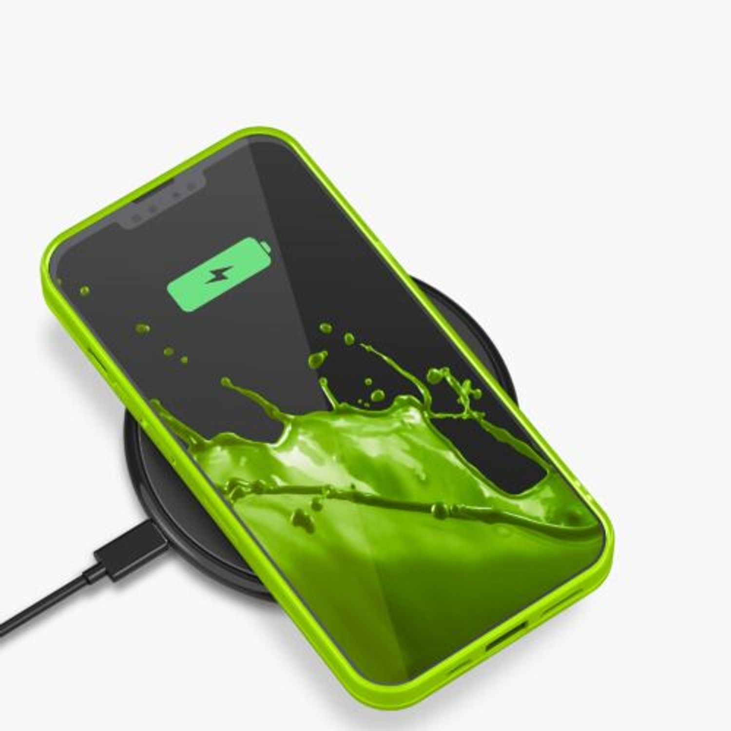 Husa pentru Apple iPhone 13 Pro, Silicon, Verde, 55957.75, Kwmobile fotografia produsului View 10 L