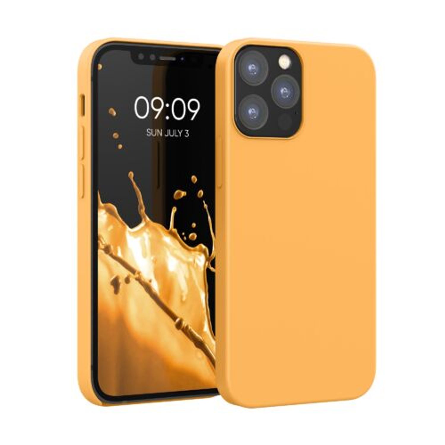 Husa pentru iPhone 12/iPhone 12 Pro, Silicon, Galben, 52641.217 fotografia produsului