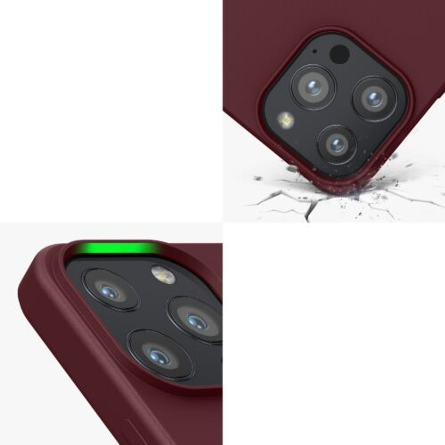 Husa pentru Apple iPhone 13 Pro, Silicon, Violet, 55962.209, Kwmobile fotografia produsului View 8 L