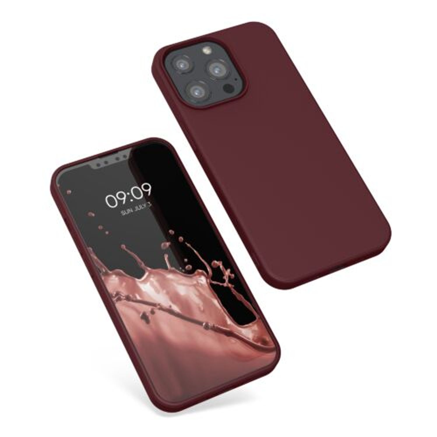 Husa pentru Apple iPhone 13 Pro, Silicon, Violet, 55962.209, Kwmobile fotografia produsului View 2 L