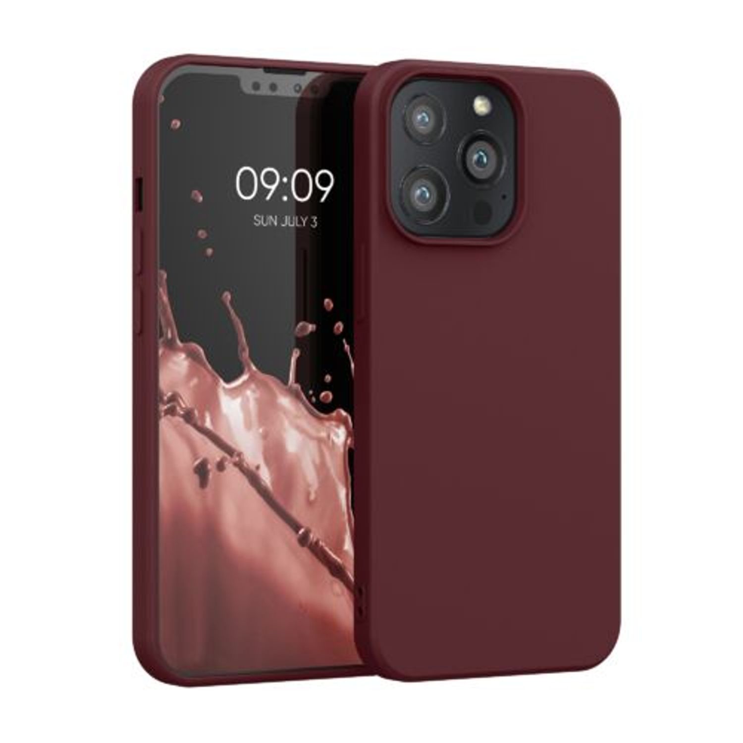 Husa pentru Apple iPhone 13 Pro, Silicon, Violet, 55962.209, Kwmobile fotografia produsului