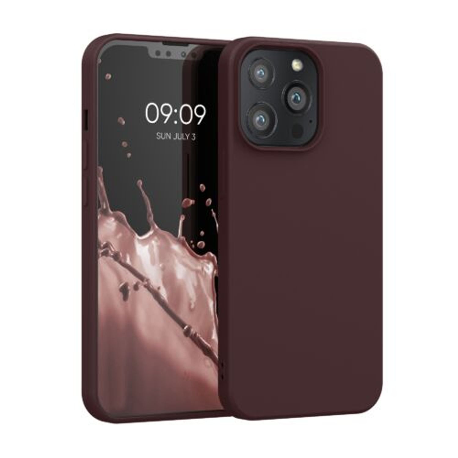 Husa pentru Apple iPhone 13 Pro, Silicon, Violet, 55962.190, Kwmobile fotografia produsului