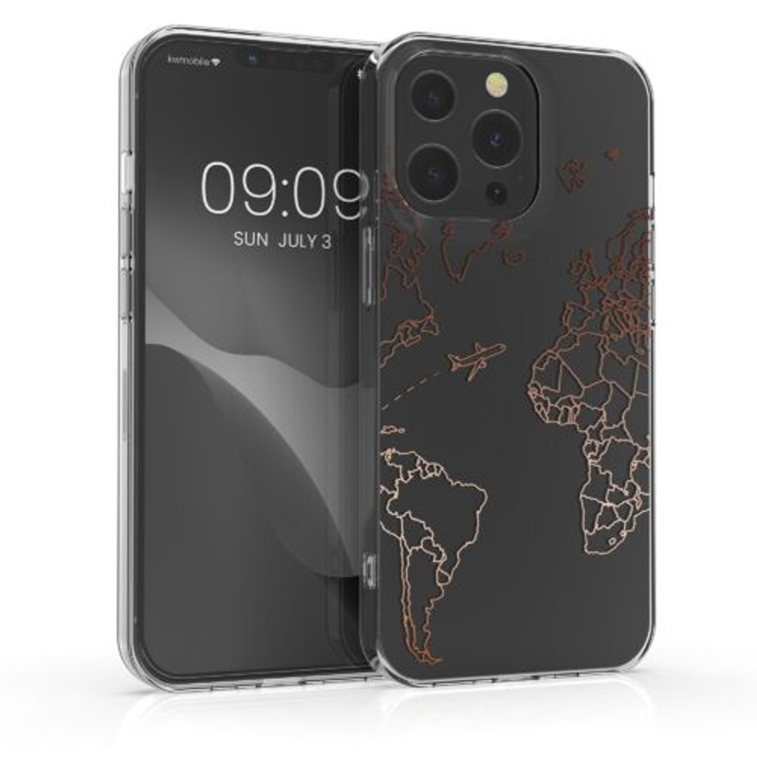 Husa pentru Apple iPhone 13 Pro, Silicon, Transparent, 57144.02, Kwmobile fotografia produsului View 16 L