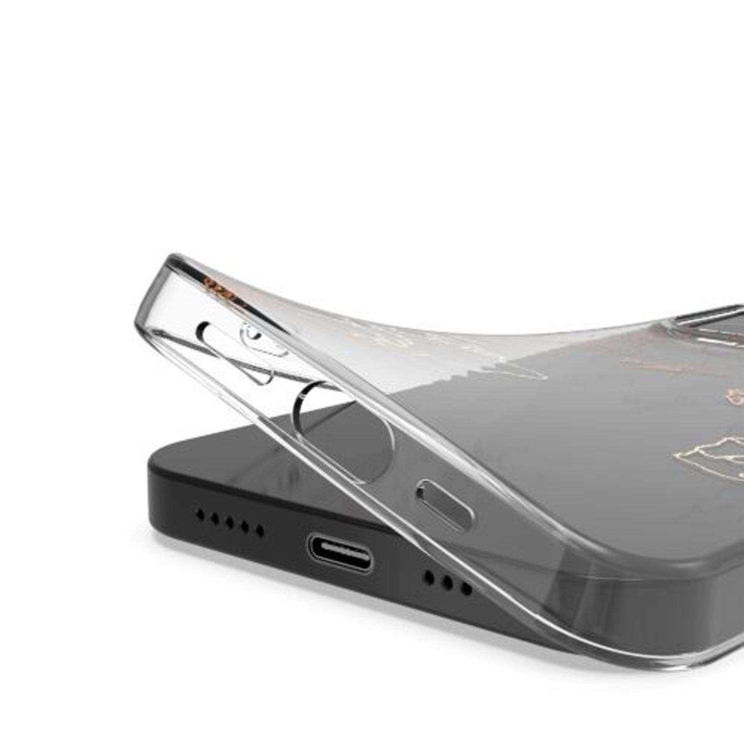 Husa pentru Apple iPhone 13 Pro, Silicon, Transparent, 57144.02, Kwmobile fotografia produsului View 2 L
