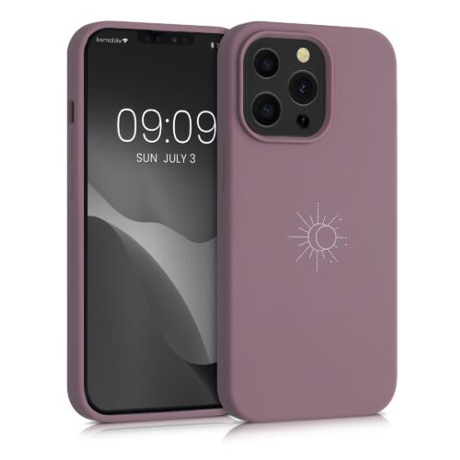 Husa pentru Apple iPhone 13 Pro, Silicon, Mov, 56447.02, Kwmobile fotografia produsului