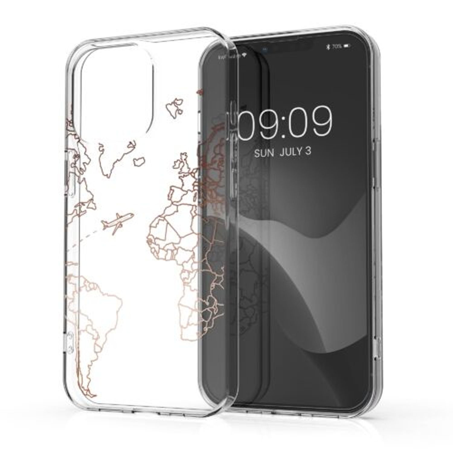 Husa pentru Apple iPhone 13 Pro, Silicon, Transparent, 57144.02, Kwmobile fotografia produsului View 15 L