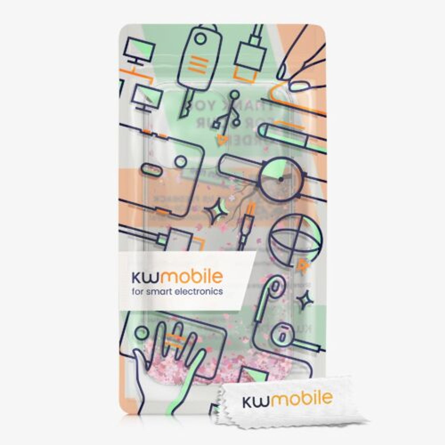 Husa pentru Apple iPhone 13 Pro, Silicon, Roz, 55961.03, Kwmobile fotografia produsului View 7 L