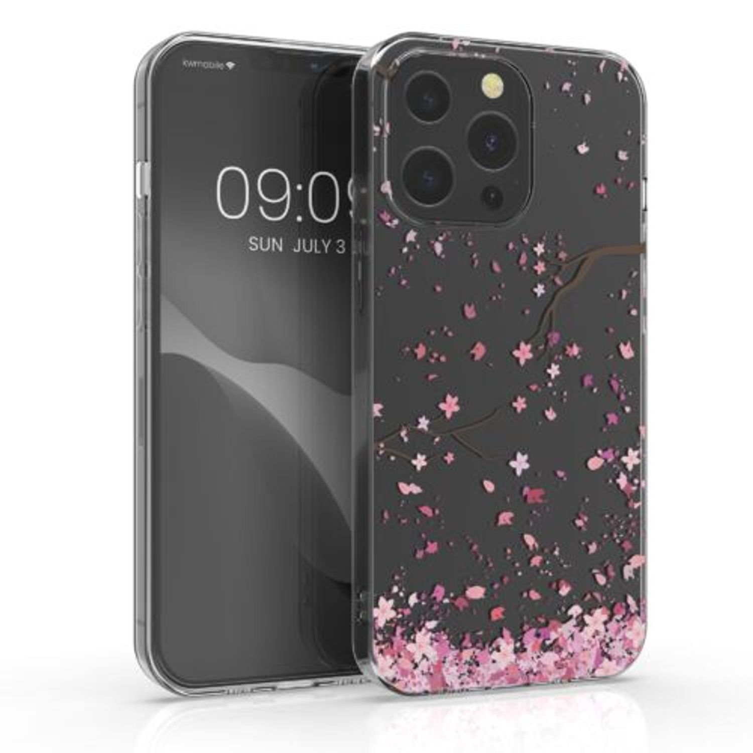 Husa pentru Apple iPhone 13 Pro, Silicon, Roz, 55961.03, Kwmobile fotografia produsului