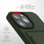 Husa pentru Apple iPhone 13 Pro, Silicon, Verde, 55969.80, Kwmobile fotografia produsului View 5 S