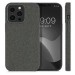 Husa pentru Apple iPhone 13 Pro, Textil, Gri, 56772.22, Kwmobile fotografia produsului View 2 S