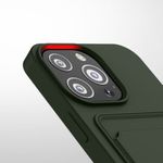Husa pentru Apple iPhone 13 Pro, Silicon, Verde, 55969.80, Kwmobile fotografia produsului View 8 S