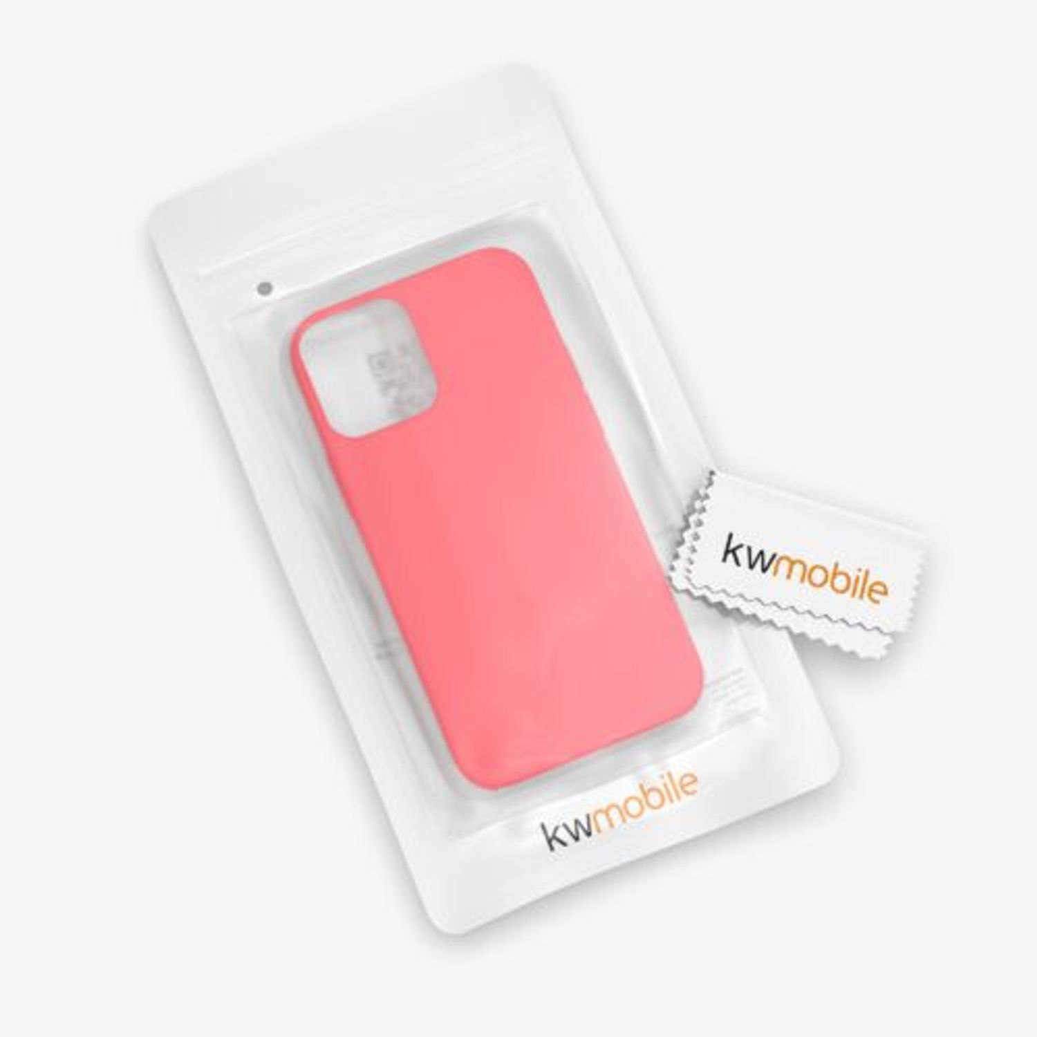Husa pentru iPhone 12/iPhone 12 Pro, Silicon, Roz, 52641.219 fotografia produsului View 7 L