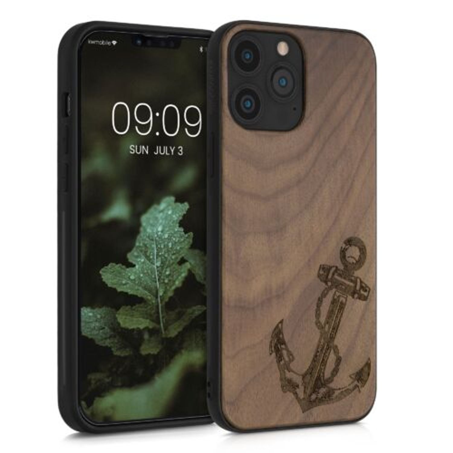 Husa pentru Apple iPhone 13 Pro Max, Lemn, Maro, 55980.04, Kwmobile fotografia produsului