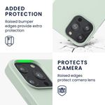 Husa pentru Apple iPhone 13 Pro Max, Silicon, Verde, 56561.200, Kwmobile fotografia produsului View 3 S