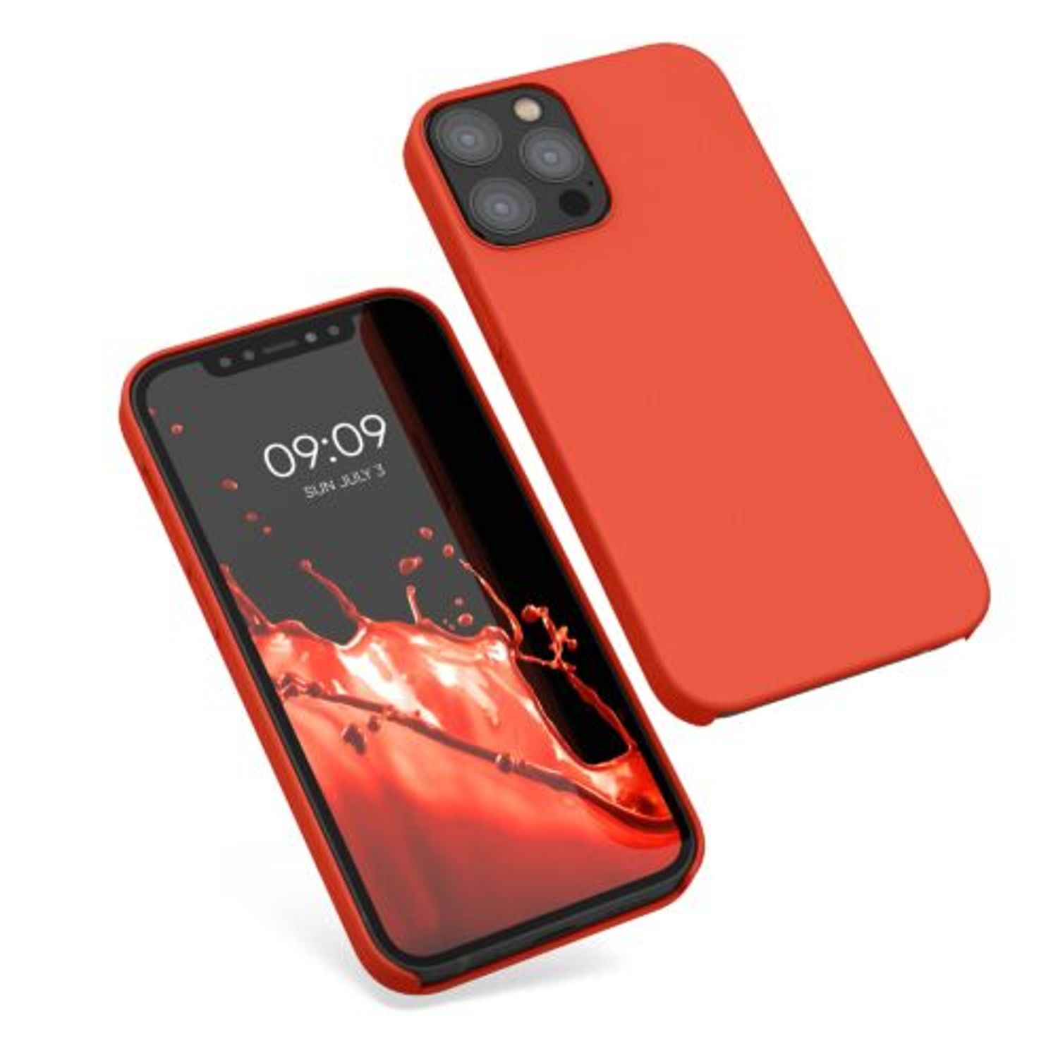 Husa pentru iPhone 12/iPhone 12 Pro, Silicon, Rosu, 52641.218 fotografia produsului View 5 L