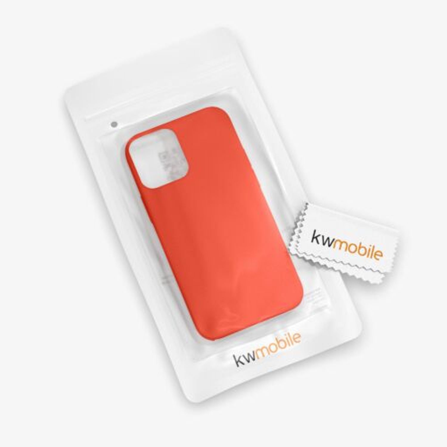 Husa pentru iPhone 12/iPhone 12 Pro, Silicon, Rosu, 52641.218 fotografia produsului View 11 L