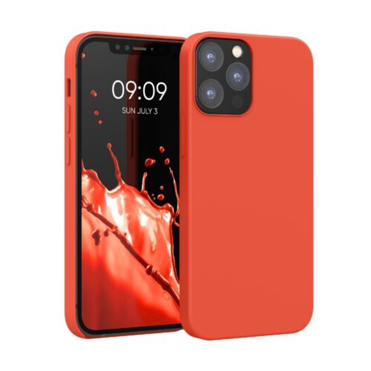 Husa pentru iPhone 12/iPhone 12 Pro, Silicon, Rosu, 52641.218 fotografia produsului