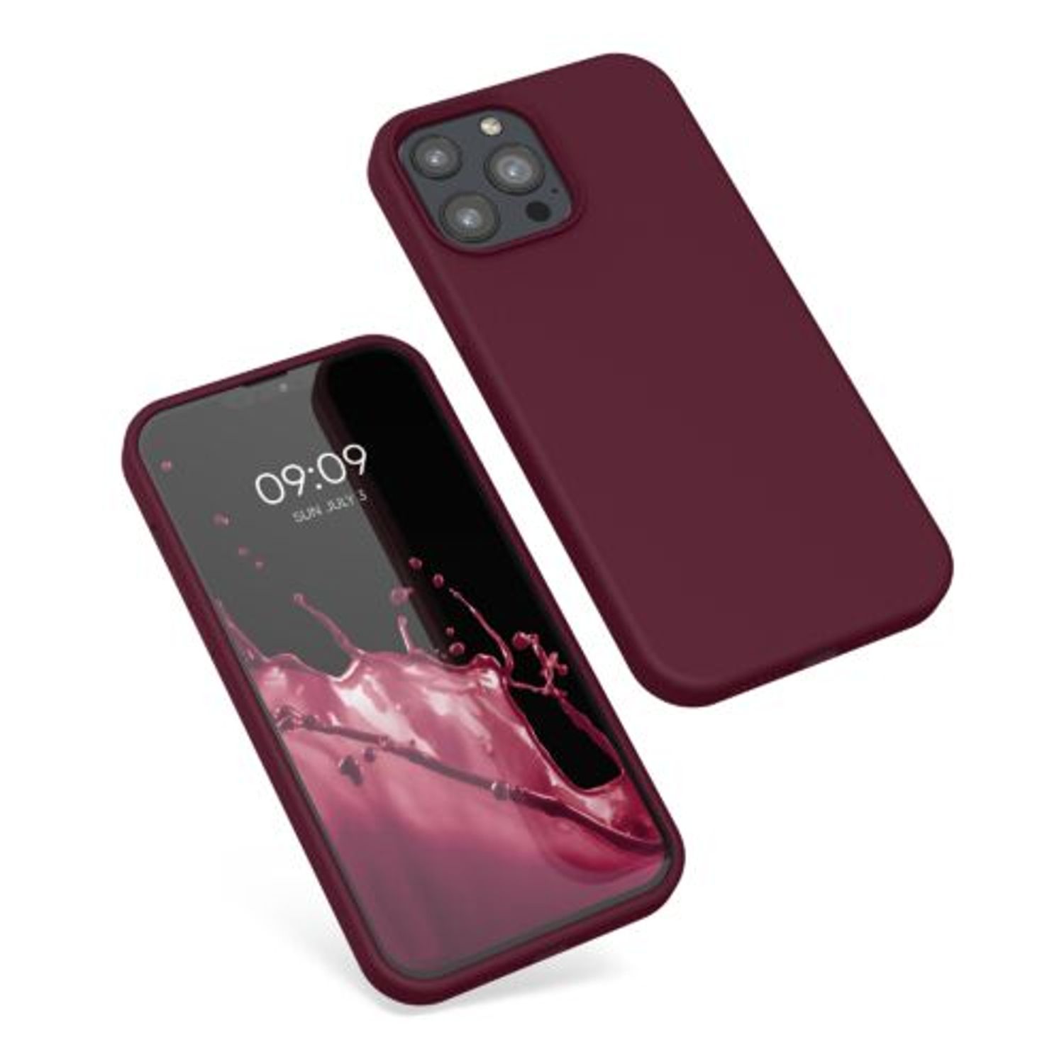 Husa pentru Apple iPhone 13 Pro Max, Silicon, Violet, 55881.190, Kwmobile fotografia produsului View 2 L