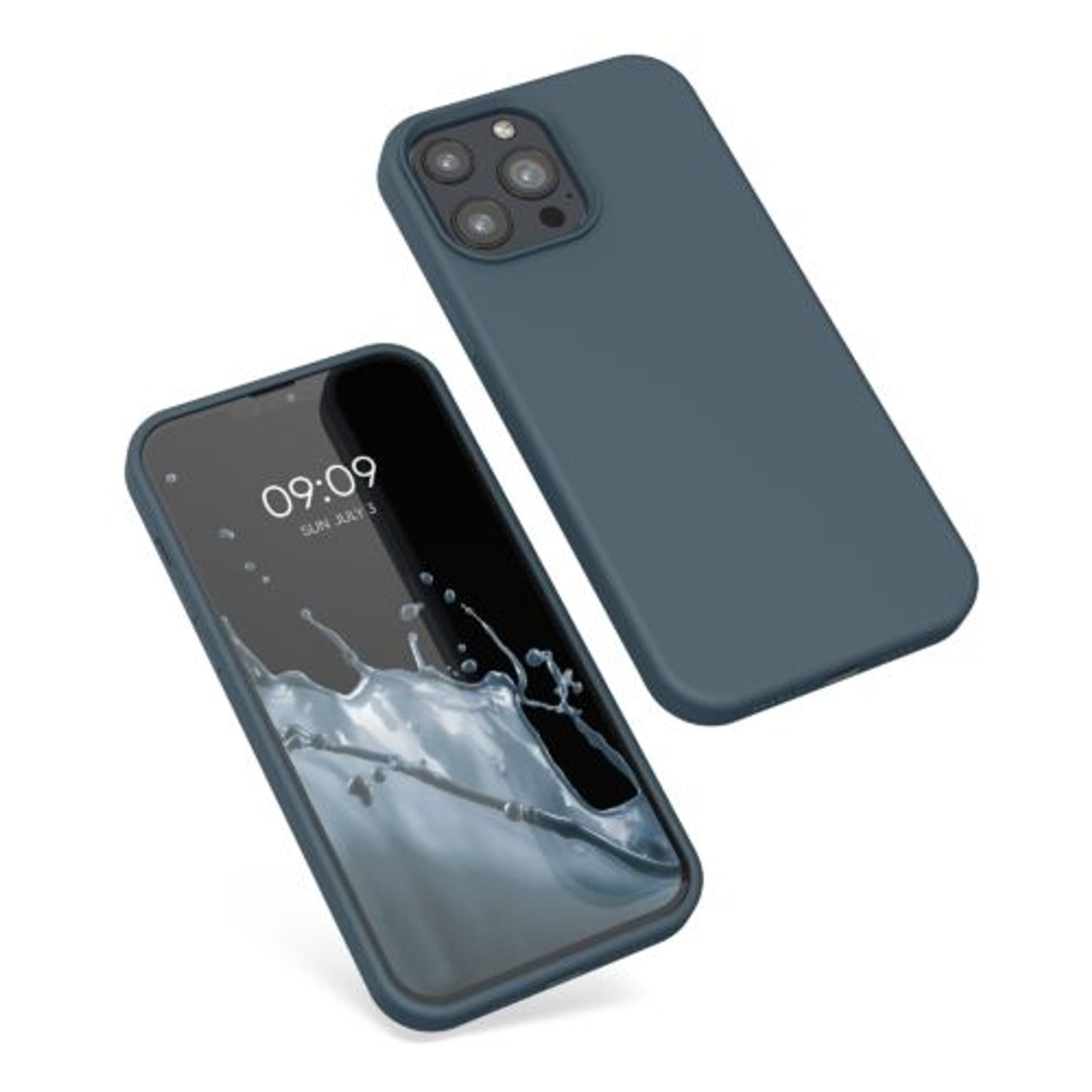 Husa pentru Apple iPhone 13 Pro Max, Silicon, Verde, 55881.202, Kwmobile fotografia produsului View 2 L