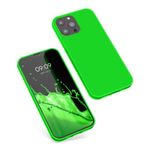 Husa pentru Apple iPhone 13 Pro Max, Silicon, Verde, 55970.44, Kwmobile fotografia produsului View 2 S