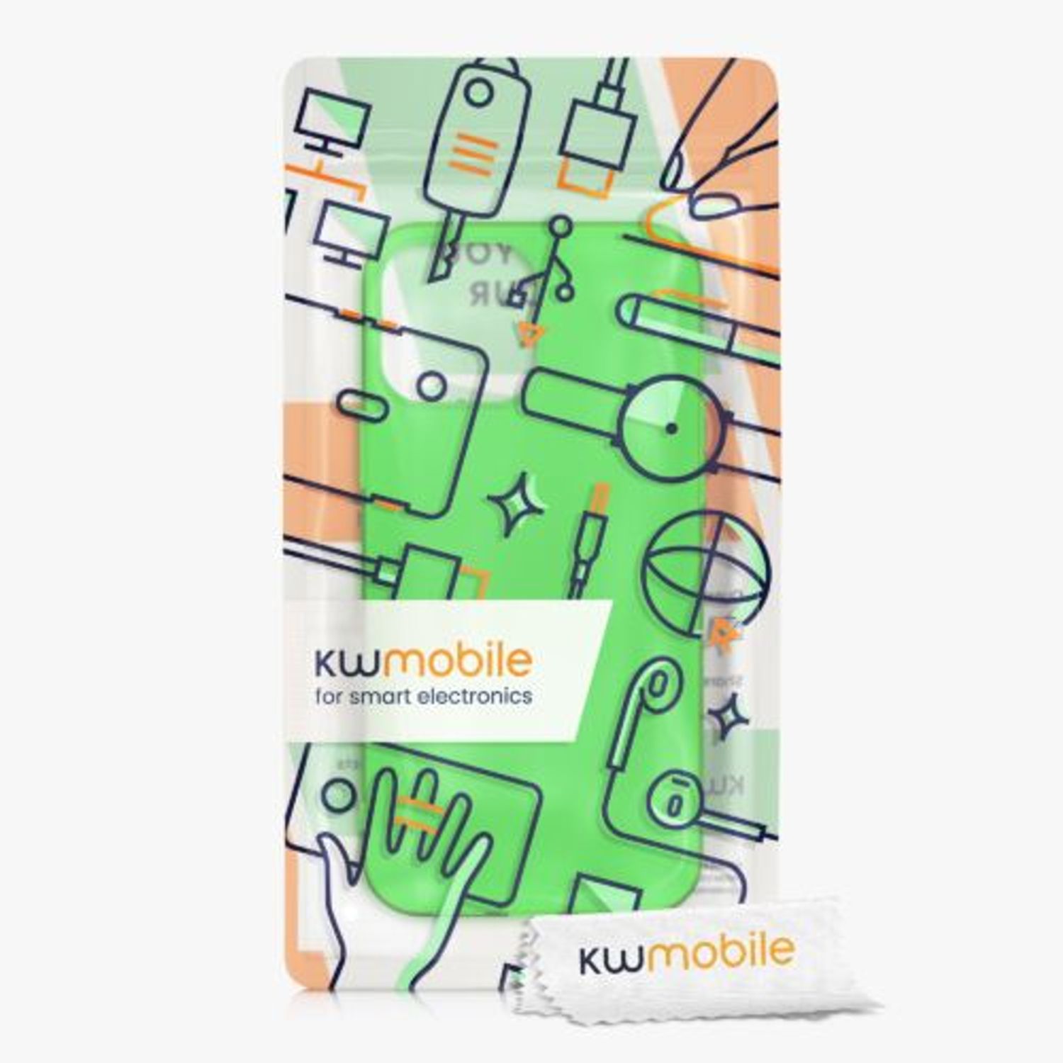 Husa pentru Apple iPhone 13 Pro Max, Silicon, Verde, 55970.44, Kwmobile fotografia produsului View 8 L