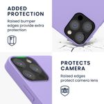 Husa pentru iPhone 12/iPhone 12 Pro, Silicon, Mov, 52641.222 fotografia produsului View 4 S