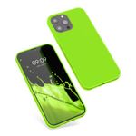 Husa pentru Apple iPhone 13 Pro Max, Silicon, Verde, 55970.75, Kwmobile fotografia produsului View 2 S