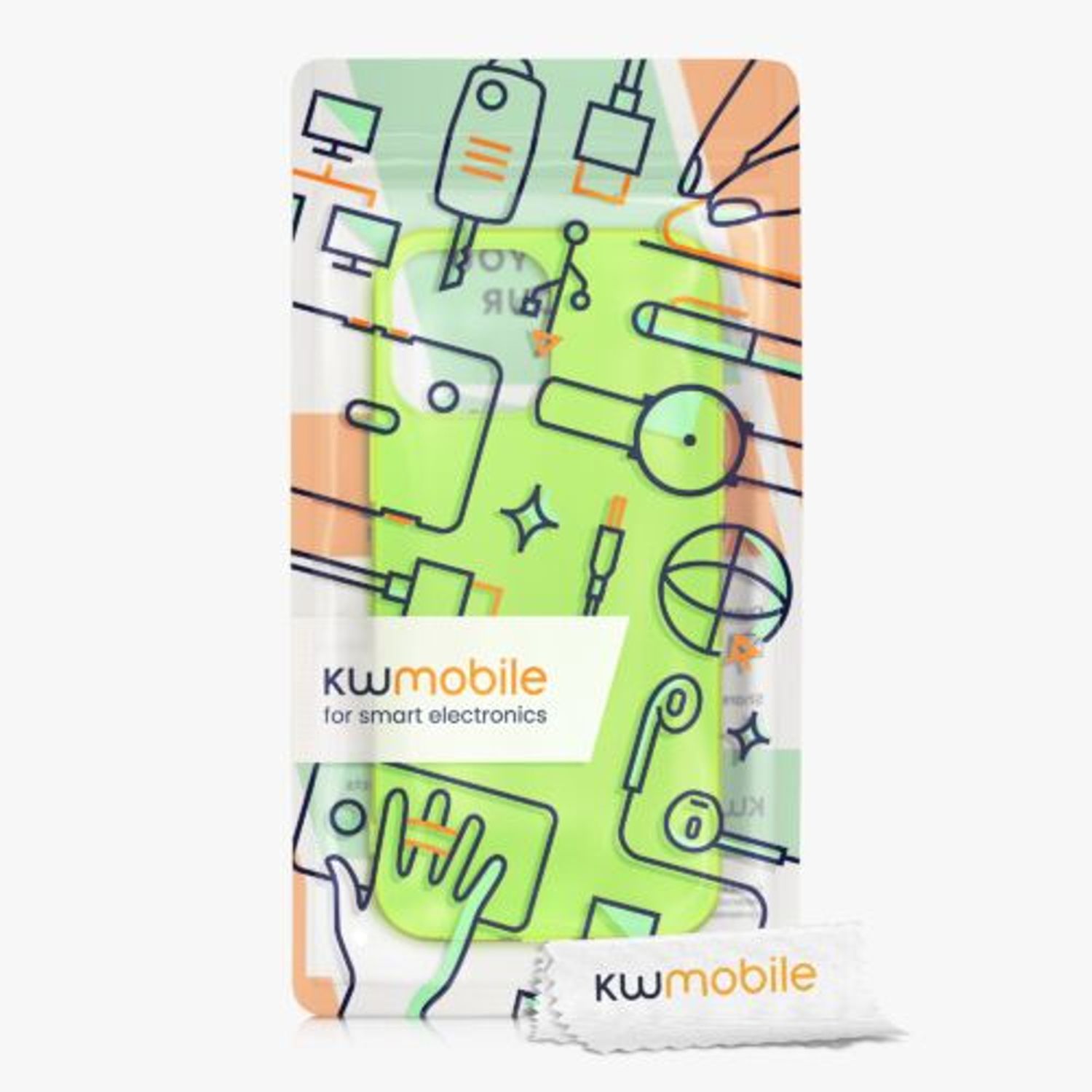 Husa pentru Apple iPhone 13 Pro Max, Silicon, Verde, 55970.75, Kwmobile fotografia produsului View 10 L