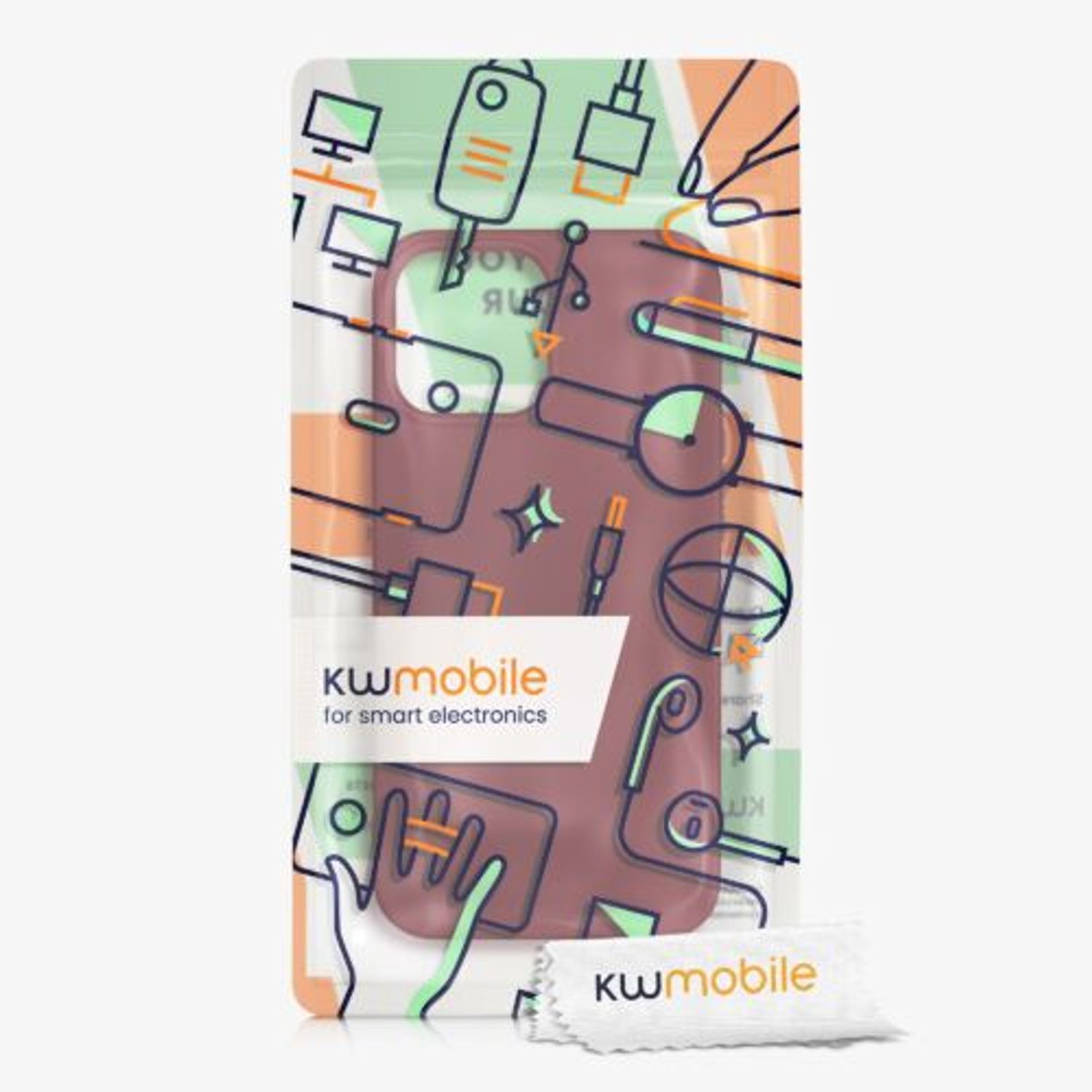 Husa pentru Apple iPhone 13 Pro Max, Silicon, Rosu, 55975.209, Kwmobile fotografia produsului View 8 L