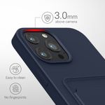 Husa pentru Apple iPhone 13 Pro Max, Silicon, Albastru, 55982.17, Kwmobile fotografia produsului View 4 S