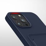 Husa pentru Apple iPhone 13 Pro Max, Silicon, Albastru, 55982.17, Kwmobile fotografia produsului View 7 S