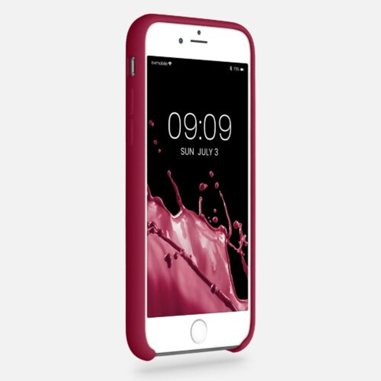 Husa pentru Apple iPhone 6/iPhone 6s, Silicon, Rosu, 40223.229, Kwmobile fotografia produsului View 3 L